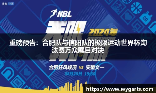 重磅预告：合肥队与信阳队的极限运动世界杯淘汰赛万众瞩目对决